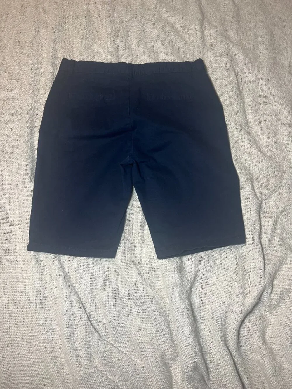 The Children's Place Uniform Shorts Lot of 2 Size 14 Navy & Khaki